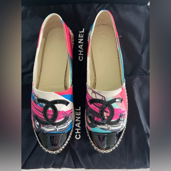 Chanel multicolored espadrilles size 41 - Picture 2 of 9